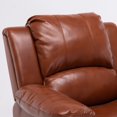 thumbnail image 5 of Greyson Living Charleston Leather Gel Glider Rocker Recliner by  Caramel Semi-Soft Traditional, 5 of 5