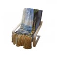 thumbnail image 4 of Italian Soft Flannel Fleece Throw Blanket, Terrace Promenade Balcony and Pine Trees in Bolsena Lake Italy Print, Cozy Plush for Indoor and Outdoor Use, 50" x 60", Blue and Pale Brown, by Ambesonne, 4 of 6