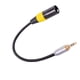 thumbnail image 1 of Jack estéreo Cable de audio Micrófono Cable Adaptador Convertidor AUX kusrkot línea de sonido, 1 of 8