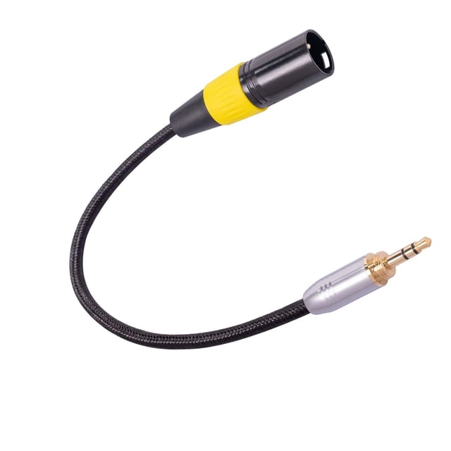 Stereo Jack Audio Line XLR Macho 3 Pin, convertidor AUX Cable para altavoces Cámaras Estilo A perfke línea de sonido