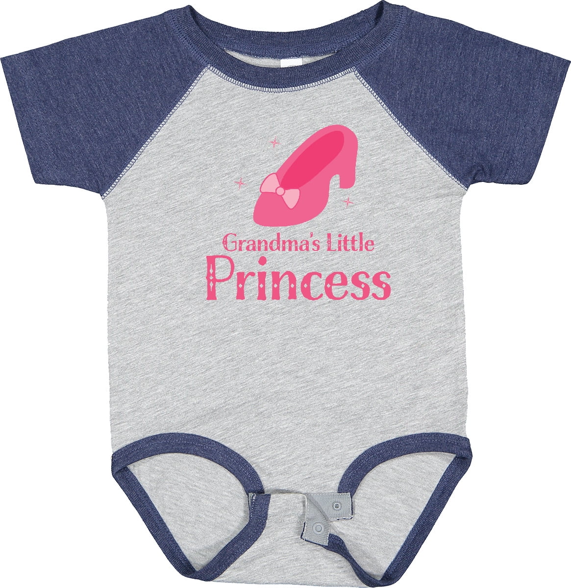 Inktastic Grandma's Little Princess Girls Baby Bodysuit