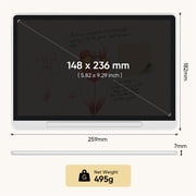 XPPen 3 in 1 Color Digital Notebook 10.95 Paper Note Taking Tablet with 16384 Pressure Levels Battey-Free X3 Pro Pencil 2 Magnetic Folio 6+128GB Magic Note Pad for Writing/Reading/Meeting/Study