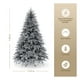 thumbnail image 4 of Árbol de Navidad Escarchado Ramas PVC y PE, Cedro del Himalaya Frondoso Esquimal (Negro Nevado, 1.80 m), 4 of 6