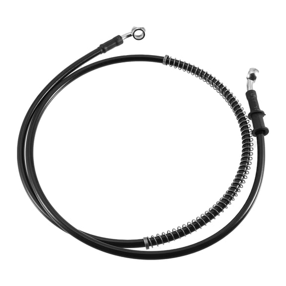 130cm AN3 M10 Car Hydraulic Brake Line Oil Pipe Fitting 28° 28° Stainless Steel for Car Motorcycle Black