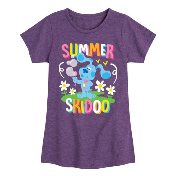 Blue's Clues & You! - Summer Skidoo - Toddler & Youth Girls Short Sleeve Graphic T-Shirt