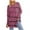Pink, variant on Wancir Women's Casual Long Sleeve Tops Crew Neck Round Hem Loose T-Shirts Tunic Tops with Thumb Holes S-3XL