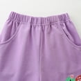thumbnail image 4 of Zshosam Toddler Girls Summer Outfits Toddler Baby Girl Summer Clothes Top T Shirt Shorts Set Cute Girls Outfits Size 6T 7T,(Pink 6-7 Years), 4 of 8