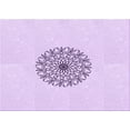 thumbnail image 1 of Ahgly Company Indoor Rectangle Patterned Bright Lilac Purple Area Rugs, 2' x 4', 1 of 6