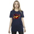 thumbnail image 2 of DC Comics Womens The Flash Pillars Cotton Boyfriend T-Shirt, 2 of 3
