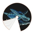 thumbnail image 3 of Kll Ocean Turtle Christmas Tree Skirt ,Party Decorations Farmhouse For Christmas Decorations Holiday Party, 3 of 8