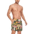 thumbnail image 4 of FORMRS Mens Swim Trunks Mesh Liner Quick Dry Casual Beach Board Shorts with Pockets, Sizes S-2XL, Colorful Mushroom, 4 of 9