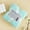 A-3-Green, variant on Washable Towel Soft and Fluffy Face Towel Lightweight Travel Towel Lightweight and Compact Towel Bathroom Hand Towels Fresh Towel Bathroom Towles Blue 4.72x5.11 Inch (1Pcs)