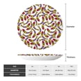 thumbnail image 2 of Kdxio Colorful Fishes Bone China Decorative Plate Ceramic Decorative Plate for Home Office Wall Stand Decorative Plates for Home Bedroom-6in, 2 of 6