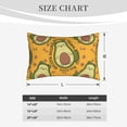 thumbnail image 6 of Balery Avocado Dog Pillow Covers,Bed Pilowcases,Reversible Plush Throw Pillow Covers End Pillow Encasement,Pillow Case - 20"X30", 6 of 9