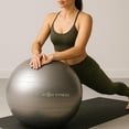 thumbnail image 3 of Pelota de Yoga Atom 55 cm con Bomba | Pilates y Fitness gris, 3 of 8