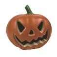 thumbnail image 2 of Btomtd LED Pumpkin Lantern Night Light Halloween Decorative Light for Home Bar Props Horror Theme Display Lantern with Orange Glow, B, 2 of 9