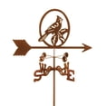 thumbnail image 1 of EZ Vane EZ1102-PT Weathervane Cardinale Oiseau avec Support de Poteau, 1 of 1