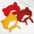 thumbnail image 6 of Gift Breathable Cute Outdoor Travel Warm Winter Bonnet Ear Protection Cap Hat Beanies Cat Ears Knitted Woolen Hat BLACK, 6 of 8