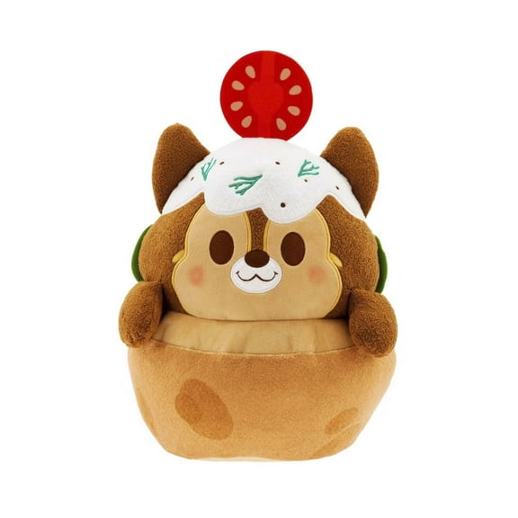 Disney Munchlings Chip 'n Dale Chip Falafel Pita Pocket Street Food Stuffed Animal