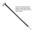 thumbnail image 4 of Uxcell 2pcs Rolling Head Pry Bar 12" Length Carbon Steel Lady-foot Bar Heel Pry Bars, 4 of 6