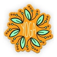thumbnail image 1 of Yoga Colorful - 3" Vinyl Sticker - For Car Laptop I-Pad Phone Helmet Hard Hat - Waterproof Decal, 1 of 1