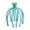 Blue, variant on LHWEN Head Massager Soul Extractor Twelve Detachable Prongs Full Head Scalp Massage Adjustable Size Calming Head Scratcher Stimulates Scalp Blood Circulation 360 Prongs Gentle Pressure Point Massage