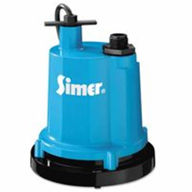 Simer Pumps 663230004 0.25 Hp Thermoplastic Portable & Submersible