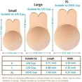 thumbnail image 2 of 3 Pairs Invisible Adhesive Bra, Anti-Penetration Point Adhesive Bra,Breast Lift Tape Push Up Strapless Nipple Covers, 2 of 6