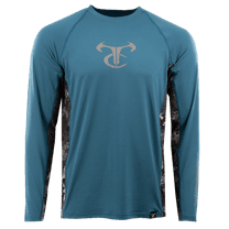 TrueTimber Men's Ripwater Long Sleeve Performance Fishing Shirt