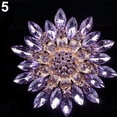 thumbnail image 4 of YOPTOP Bouquet de Mariée en Alliage Brillant avec Strass, Blanc, 4 of 8