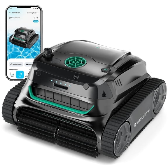 WYBOT S2 Vision Cordless Automatic Robotic Floor Cleaner, Dual Filtration