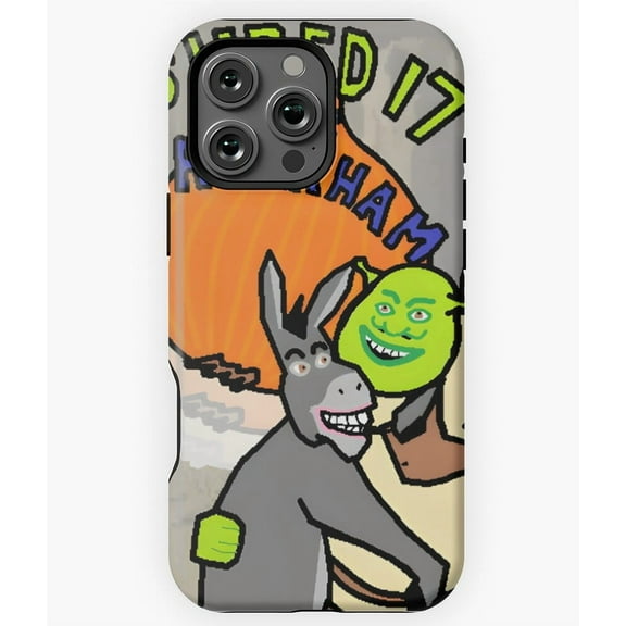David Shrekham Funny Parody Art M1344 Phone Case for iPhone 17 16 15 14 13 12 11 Pro Max