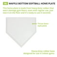 thumbnail image 5 of Champion Sports-96 Heavy-Duty Rubber Home Plate, White 16" x 17" x 1", 5 of 6
