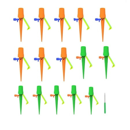 

jieadkavo Watering device Automatic Water Irrigation Control System (Big Pack / - 15pcs) Other Cleaning Supplies 15PC adjustable automatic watering device 1x needle Rollback