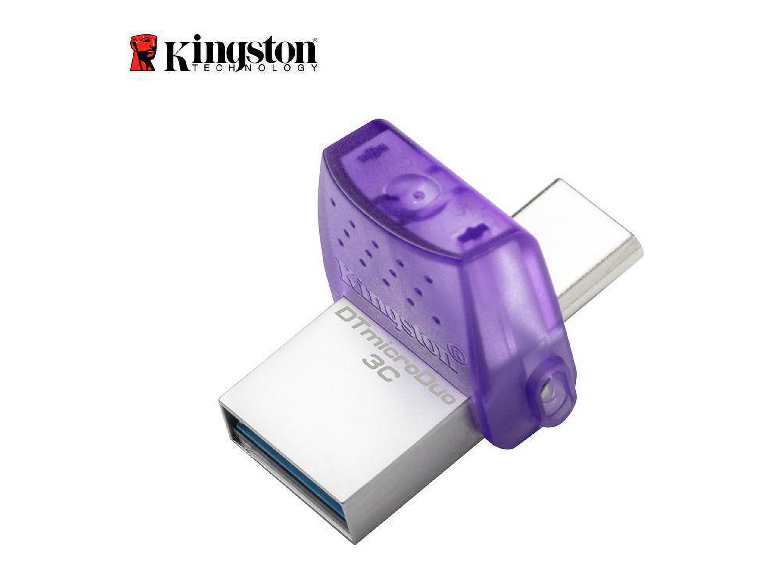 Kingston 64GB DataTraveler microDuo 3C USB Flash Drive USB Type-C and Type-A Flash Drive