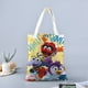 thumbnail image 2 of Muppet Babies Bolso de tela con estampado de lienzo para mujer, bolsa de compras reutilizable y estética, con cremallera interior, regalo para mujer,38*45cm., 2 of 6
