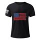 thumbnail image 4 of Mens Casual Pantalones Cortos Cuello Redondo Gradación Impresión Suéter Camiseta, Blusa Deportiva de Fitness para Hombres, 4 of 4