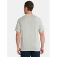 thumbnail image 3 of George Men's and Big Men's Sunwashed Cotton Henley Tee with Short Sleeves, Sizes S-3XL, 3 of 5