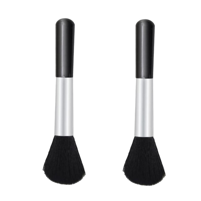 Powder Makeup Brush, 2 pcs Powder Foundation Makeup Brush, Dust Brush, Highlight Blush Makeup Brush