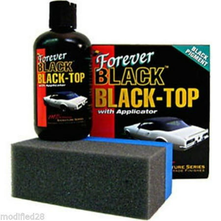 Forever Black 813 Vinyl Soft Top Convertible Dye - 8