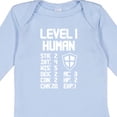 thumbnail image 4 of Inktastic Level 1 Human Boys or Girls Long Sleeve Baby Bodysuit, 4 of 5