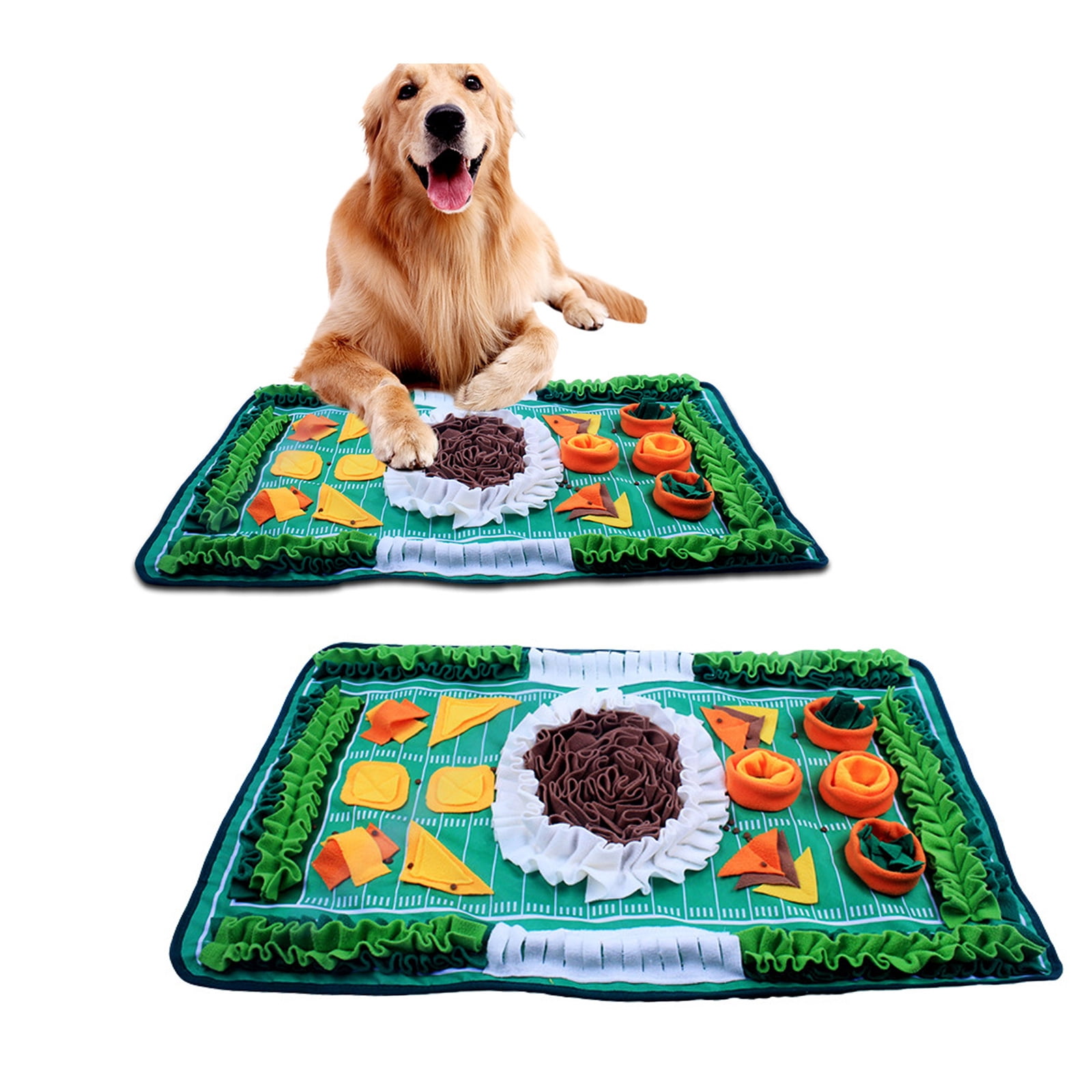 Interactively Scent Sniffing Puzzle Mats Machine Washable Enrichment Smell Mats for Dog and Cats Mental Stimulation