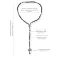 thumbnail image 3 of Medalla de San Miguel con cuentas negras de Rosary Nazareth Store, 3 of 6