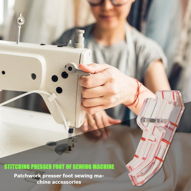 Accesorios para máquinas de coser domésticas, prensatelas de retazos para Brother Singer