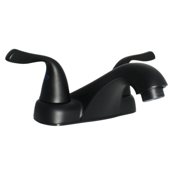 WMF Stainless Steel Matte Black 2-Handle 4-Inch Centerset Bathroom Faucet