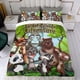 thumbnail image 4 of Amigos Animales Conjunto de sábanas temático, trío de piezas, cómodo y amigable con la piel, diseño único, regalo de decoración para el hogar para familiares, amigos y fans,140cm *210cm, 4 of 6