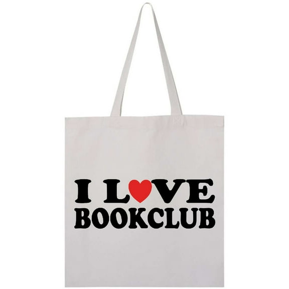 Inktastic Book Club Lover Tote Bag