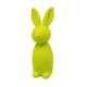 thumbnail image 3 of Conejito de Pascua flocado, decoración de Pascua, figura de conejo flocado para balcón verde amarillo, 3 of 8