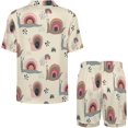 thumbnail image 4 of Sdmnsg-T Tropical Summer Surfboard Women Pajama Set Short Sleeve Comfy Pjs Sets 2 Piece Lounge Set, 4 of 8