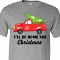 thumbnail image 4 of Inktastic I'll Be Home for Christmas Truck with Tree T-Shirt, 4 of 5